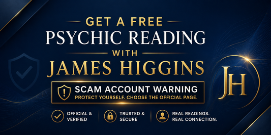 Get a Free Psychic Reading with James Higgins | Scam Account Warning |